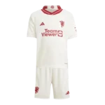 23-24 Kids Manchester United Third Away Jersey Kit