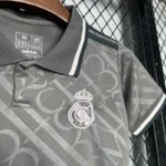Real Madrid 24-25 Third Away Grey Kids Kits Jersey+Shorts - 图片 5