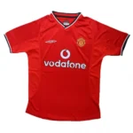2000/02 Manchester United BECKHAM #7 Retro Jersey Home - 图片 2