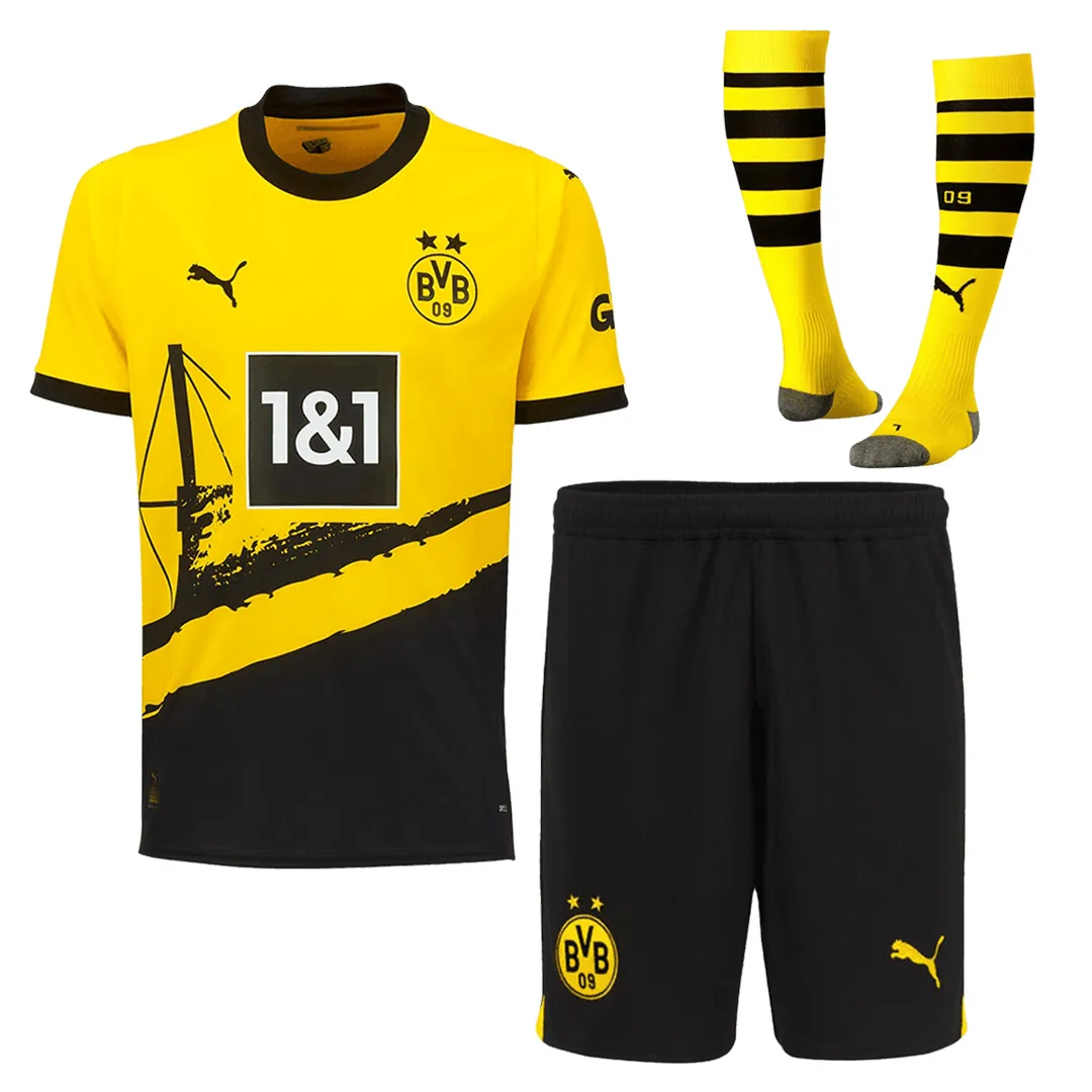 773c0b180a.webp 23-24 Borussia Dortmund Home Whole Kit (Jersey+Shorts+Socks) - 图片 1