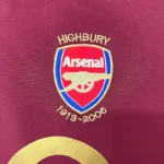 05-06 Arsenal Henry #14 Bergkamp #10 Pires #7 FABREGAS #15 Retro Jersey Home - 图片 2