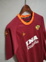 Roma 2000/01 Retro Jersey Home - 图片 6