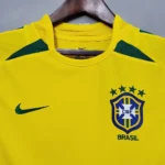 Brazil Retro Jersey Home World Cup 2002 - 图片 5