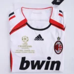 2006-07 AC Milan Ronaldo #99 Kakà #22 Maldini #3 Pirlo #21 UCL Final Retro Jersey Away Replica - 图片 7