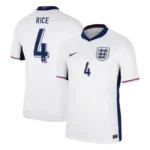 England Home Jersey EURO 2024 RICE #4 KANE #9 BELLINGHAM #10 FODEN #11 - 图片 3
