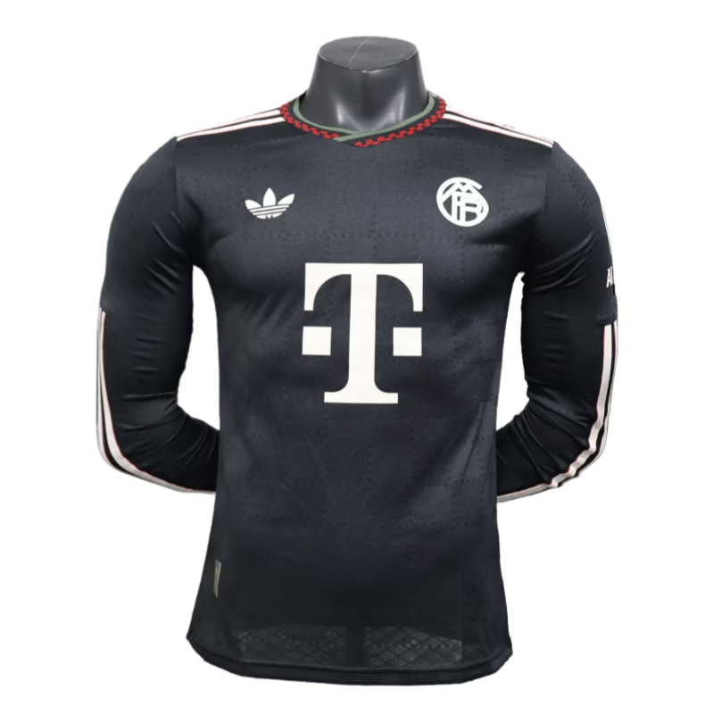 879aebef.png Bayern Munich Long Sleeve champions League Football jersey 2025-26 Player version - 图片 1