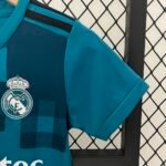 Real Madrid 17-18 Third Away Retro Kids Kit Soccer Jersey - 图片 7