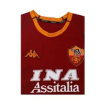 Serie A Roma Club Totti #10 Batistuta #18 Retro Jersey Home 2000-01 - 图片 8