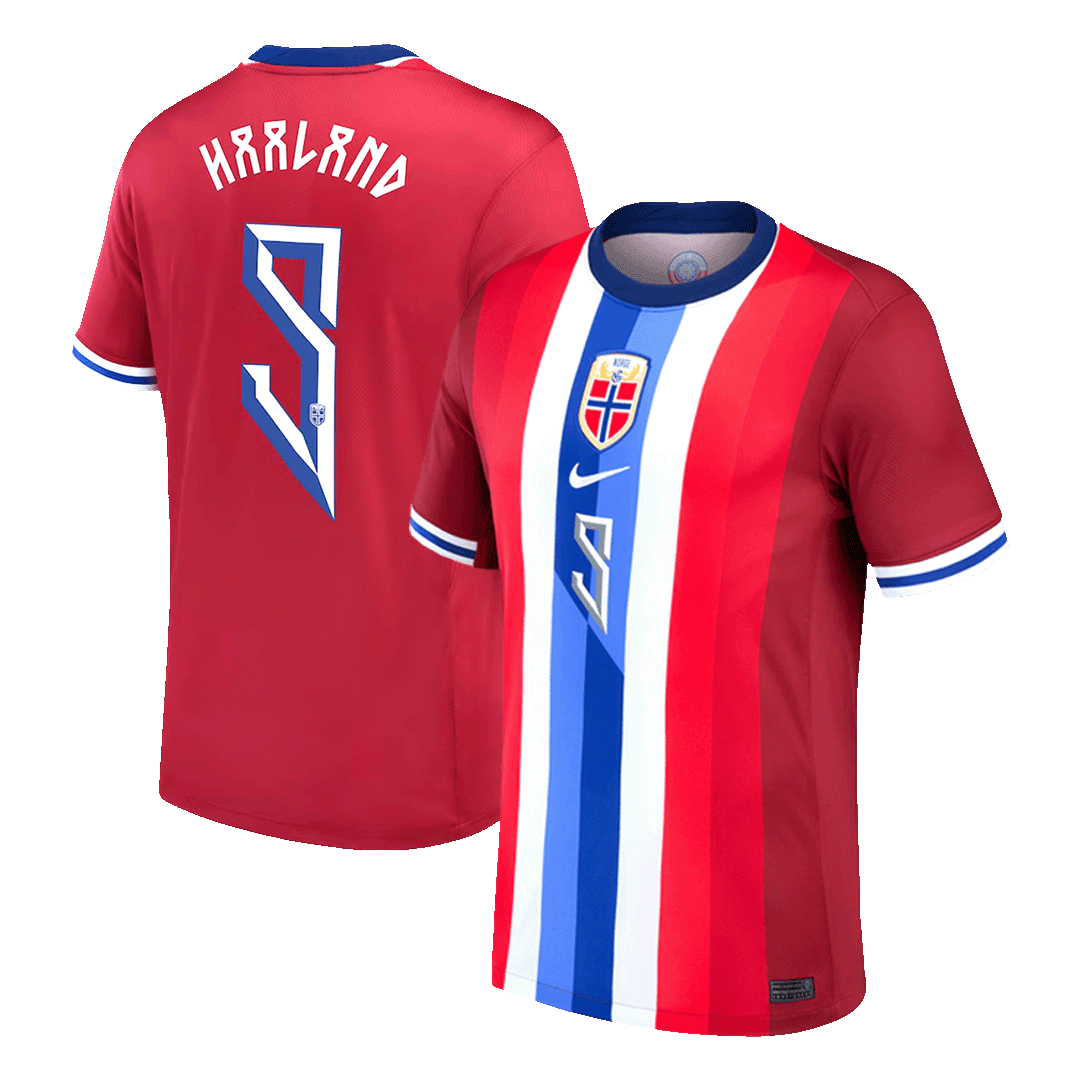921b43dd98.png HAALAND #9 Norway Nike Soccer Jersey Home Player Version Shirt 2024 - 图片 1