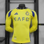 24-25 Al Nassr Home Long Sleeve Jersey Player Version - 图片 3