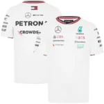 F1 Mercedes AMG Petronas Team Driver T-Shirt - White 2024