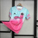 24-25 Inter Miami Special Beach Edition Kit Pink&Blue Soccer Jersey - 图片 5