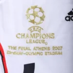 2006-07 AC Milan Ronaldo #99 Kakà #22 Maldini #3 Pirlo #21 UCL Final Retro Jersey Away Replica - 图片 5