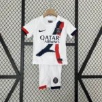 24-25-26 PSG Saint-Germain Away Soccer Kids Kit Jersey+Shorts - 图片 3