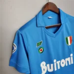 1987/88 Napoli Retro Jersey Home - 图片 7