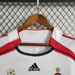 06-07 AC Milan UCL Final Retro Jersey Away Long Sleeve - 图片 4
