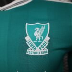 Liverpool Long Sleeve Third away green football jersey 2025-26 Player version - 图片 5