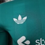 Liverpool Long Sleeve Third away green football jersey 2025-26 Player version - 图片 4