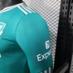 Liverpool Long Sleeve Third away green football jersey 2025-26 Player version - 图片 6