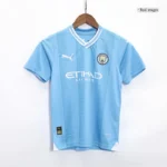2023/24 Kids Manchester City Home Kit(Jersey+Short+Socks) - 图片 4
