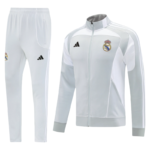 Real Madrid Training Kit White&Grey 2025-26 (Jacket+Pants)