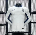 24-25 Inter Milan Away Long Sleeve Kit Player Version Shirt Soccer Jersey - 图片 3