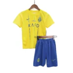 2023/24 Kids Al Nassr Home Whole Kit(Jersey+Shorts+Socks) - 图片 2
