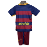 15-16 Barcelona Home Retro Kid Kit - 图片 2