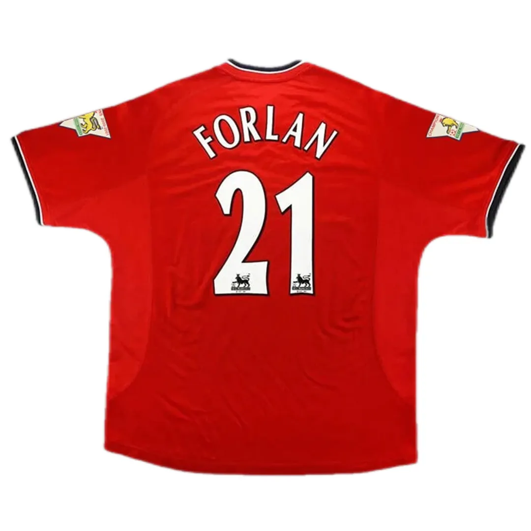 a5b2d00d8f.webp 2000/02 Manchester United FORLAN #21 Retro Jersey Home - 图片 1