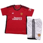 23-24 Kids Manchester United Home Jersey Kit - 图片 2