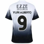 Corinthians Home Yuri Alberto 9 Shirt incl. Full Sponsor Set 2024-2025  Player version / fans version  Non-Customize - 图片 2