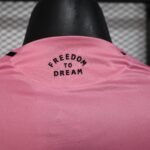 Inter Miami CF Home Pink Soccer Jersey Player Version Shirt Long sleeve 2025-26 - 图片 7