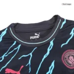 2023/24 Kids Manchester City Third Away Kit Jersey+Shorts - 图片 7