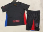 24-25 Kids Barcelona Away Kit(Jersey+Short) Without Spofity Text - 图片 4