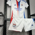 24-25 Olympique Lyonnais Home Kids Kit Jersey+Shorts - 图片 7