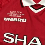 1999/00 Manchester United UCL Final Retro Jersey Home - 图片 4