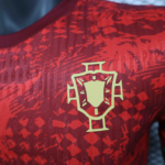 2025 Portugal Red Flower Special Edition Player Version Shirt - 图片 5