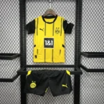 24-25 Borussia Dortmund Home Kids Kit Jersey+Shorts - 图片 3