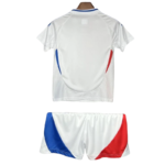 24-25 Olympique Lyonnais Home Kids Kit Jersey+Shorts - 图片 2