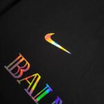 Corinthians BALMAIN 24-25 Casual Reflective Kit Black Shirt Football Jersey - 图片 4