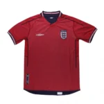 England Beckham #7 Retro Jersey Away Replica World Cup 2002 - 图片 3