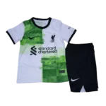 23-24 Kids Liverpool Away Whole Kit Jersey+Shorts+Socks - 图片 4