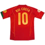 2004 Portugal Retro Jersey Home Euro Cup - 图片 7