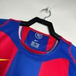 04-05 Barcelona Ronaldinho #10 UCL Final Retro Jersey Home - 图片 3