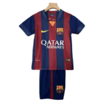 14-15 Barcelona Home Retro Kids Kit Football Jersey