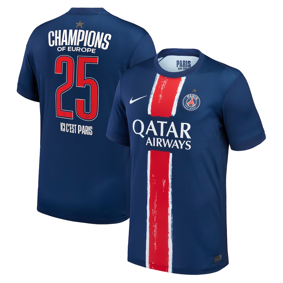 c847aec95d.png Special Edition PSG Home Stadium Shirt 2024-25 -Champions of Europe 2025 - 图片 1