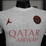25-26 PSG Player Version Academy Pro Pre-Match White Jersey Customized team emblem stars - 图片 4