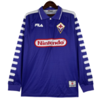Fiorentina 1998-99 Retro Soccer Jersey Home Long Sleeve