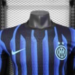Inter Milan Home Shirt SOccer Jersey Long Sleeve Player Version 25-26 - 图片 3