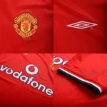 2000/02 Manchester United BECKHAM #7 Retro Jersey Home - 图片 3